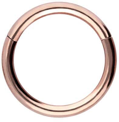 Titanium segment ring clicker