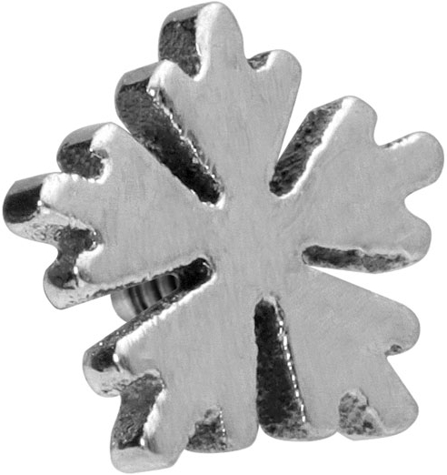 Titanium screw-in attachment SNOWFLAKE