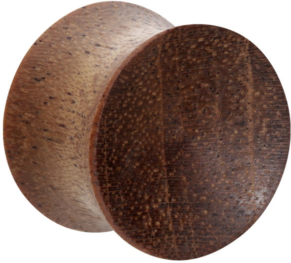 Wood double flared plug