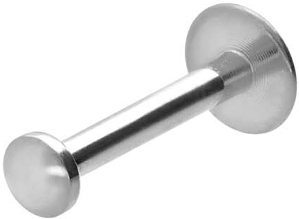 Titan Labret mit Innengewinde FLAT-DISC