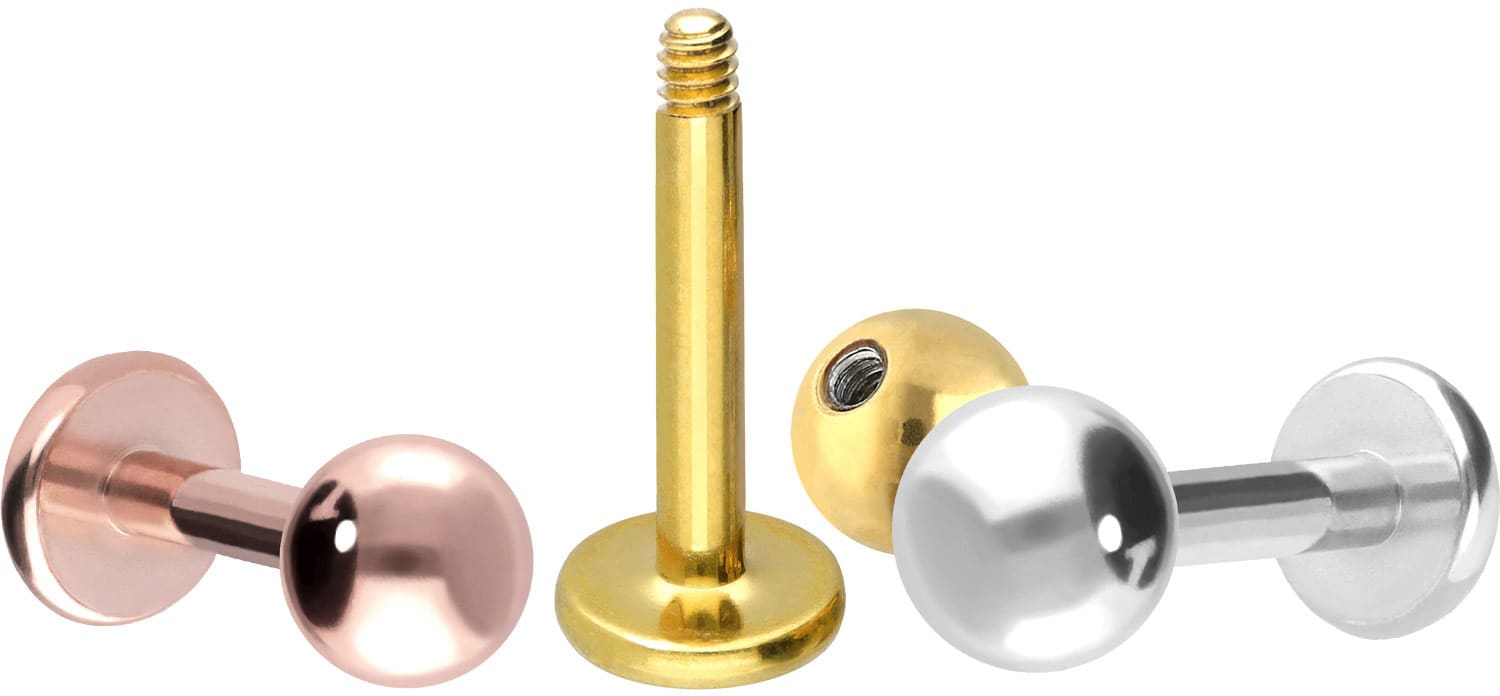 18 Karat Gold Labret