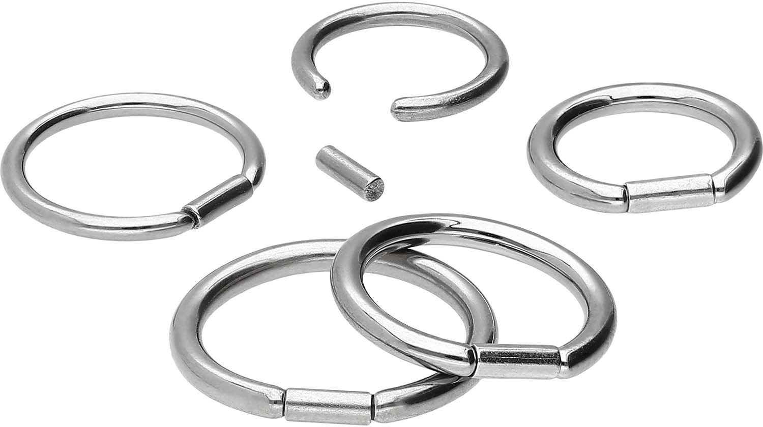 Titanium bar closure ring ++SALE++